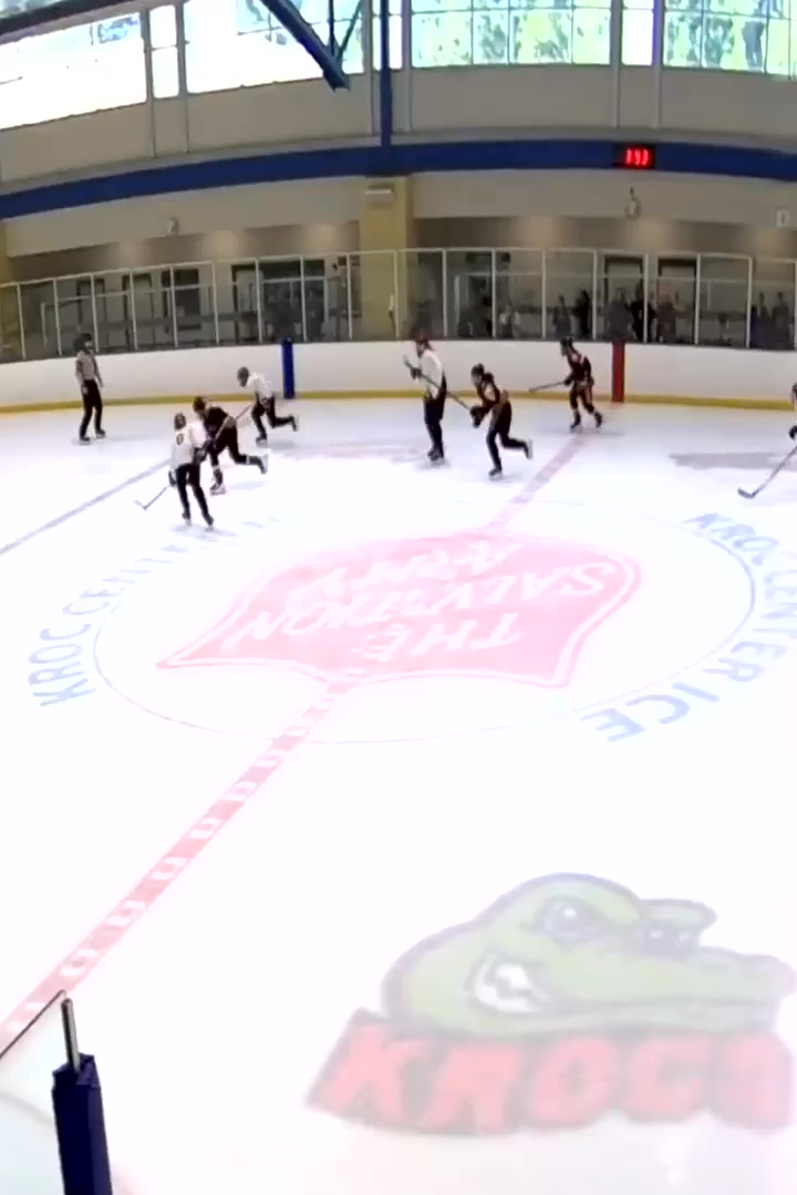 Katherine Odell: Rebound battle and netfront goal