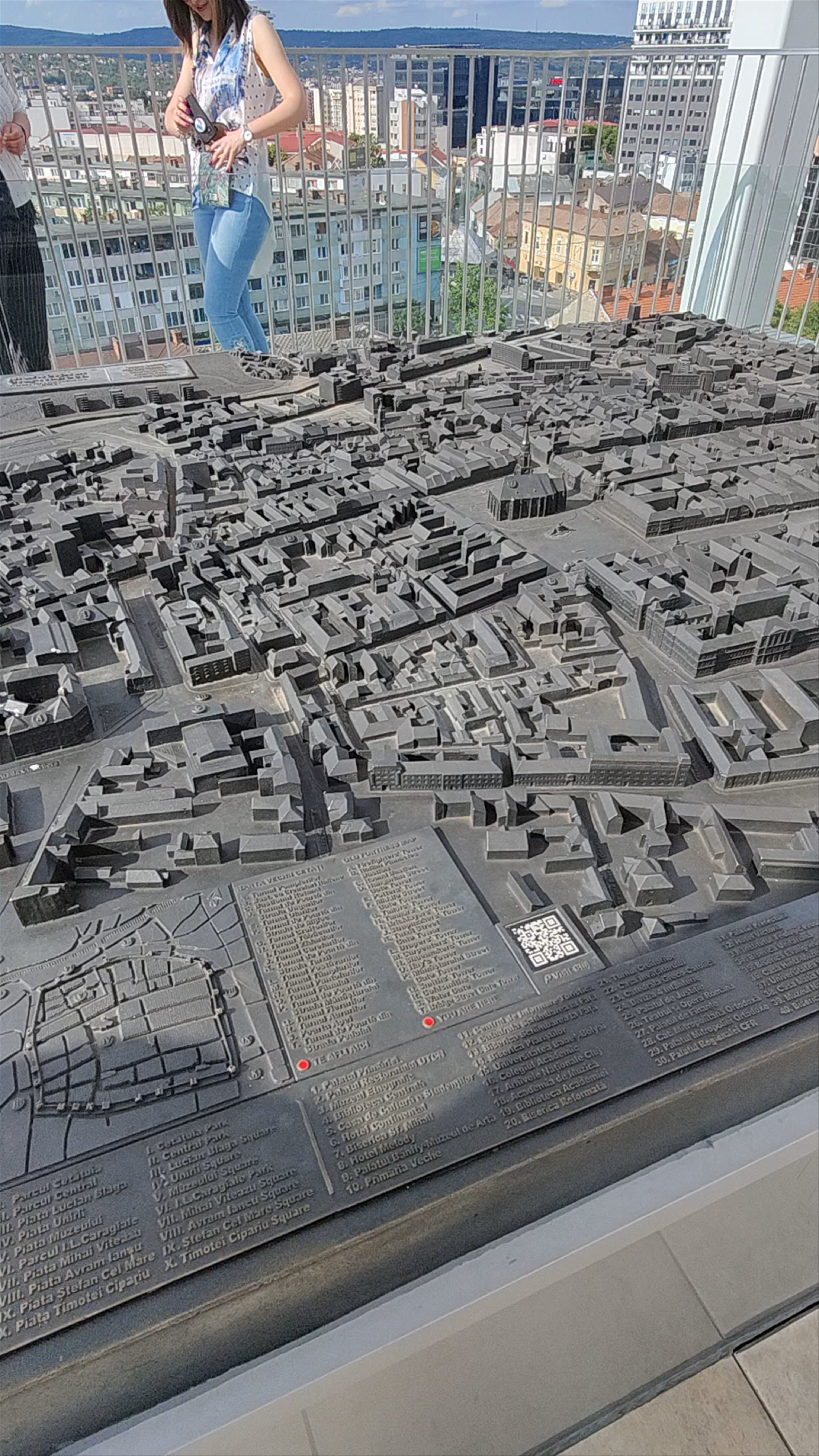 Exploring the 3D Model of Cluj-Napoca at Turnul Pompierilor