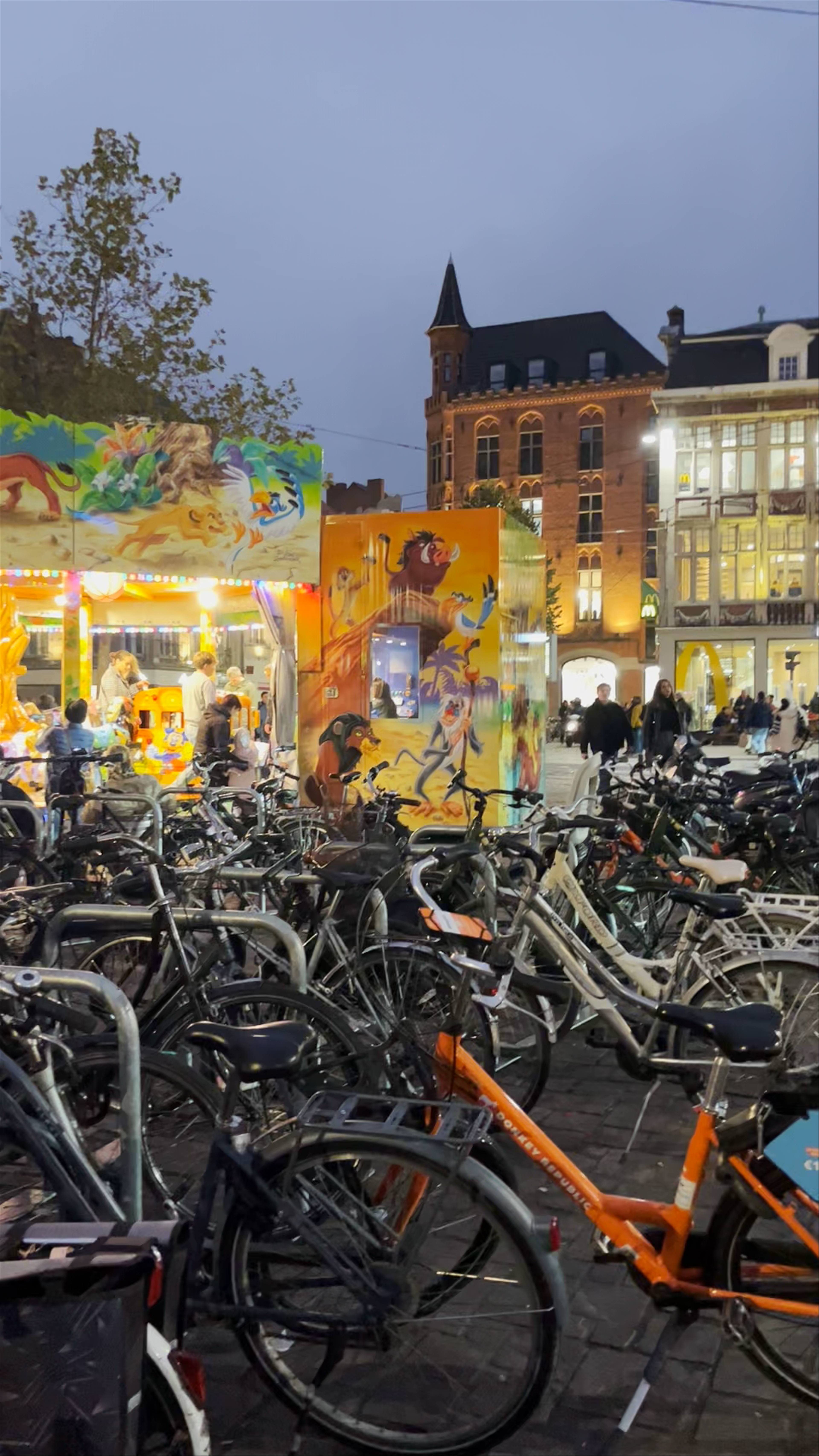 Evening Vibes at Korenmarkt, Ghent - Medieval Charm and Urban Energy
