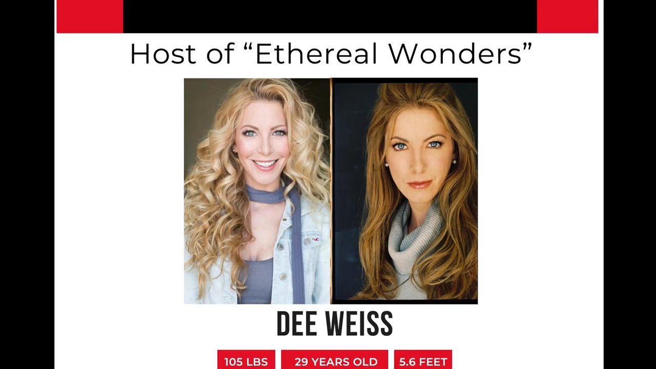 Authorities conduct a search and rescue operation in a forest area following the disappearance of television host Dee Weiss. The investigation includes the examination of physical evidence and the deployment of field personnel.