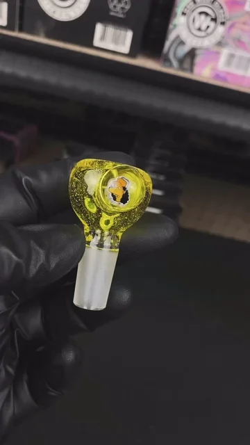 Preview pic of 14mm Single Hole Bowl Slide by Keys Glass