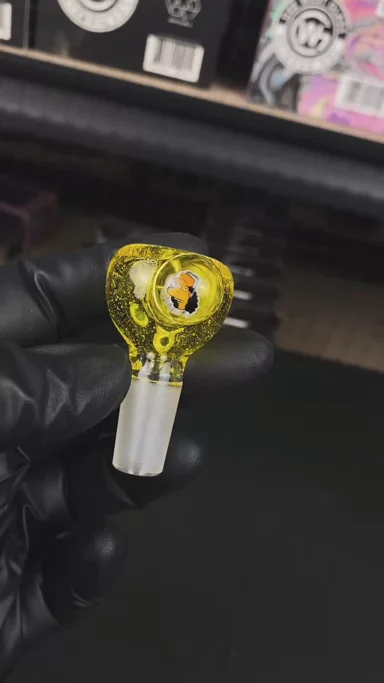 Preview pic of 14mm Single Hole Bowl Slide by Keys Glass