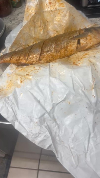 Nelson's Meat + Fish - Mediterranean seabass getting seasoned up!! - Seafood Markets Near Me - Phoenix, Arizona