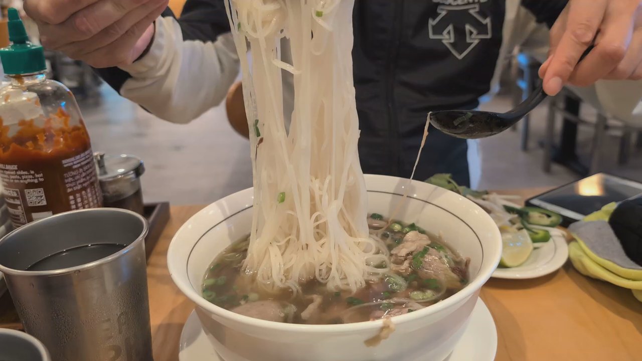Eat More Pho - Big bowl of pho with lots of noodles and meat - Vietnamese Near Me - Sunnyvale, California