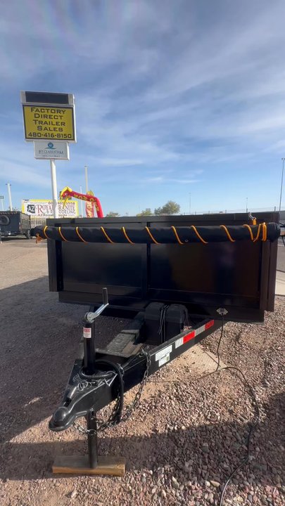 Factory Direct Trailer Sales - Dump in action - Trailer Dealers Near Me - Phoenix, Arizona