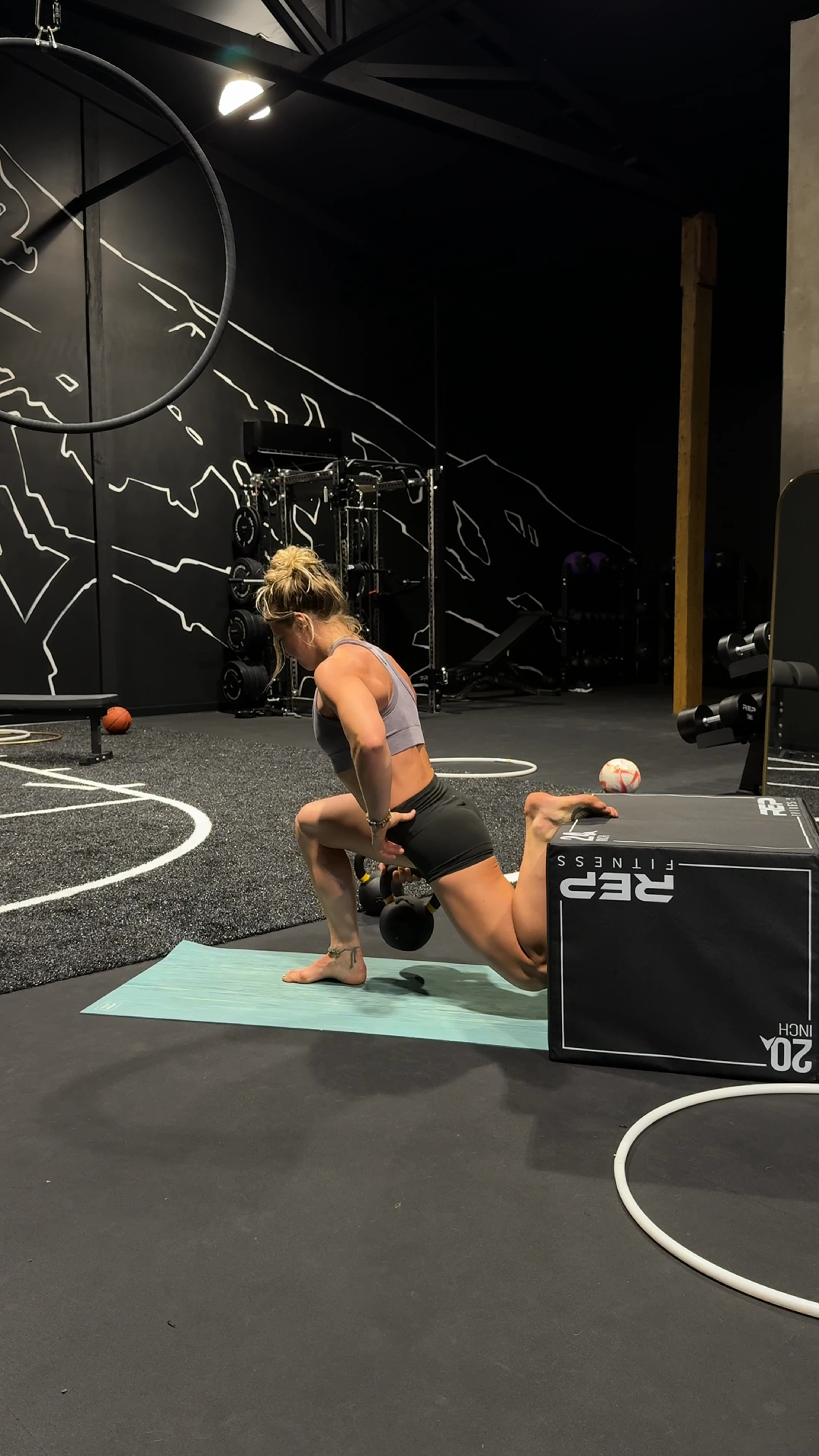 Kettlebell + Box Full Body Circuit 
