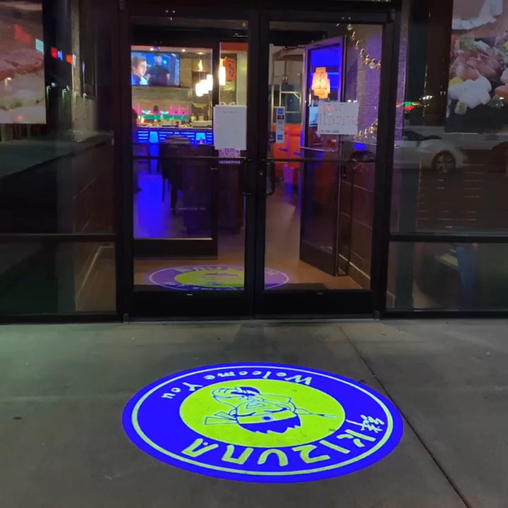 Kizuna - Outdoor Projector light Installed - Japanese Near Me - Cedartown, Georgia