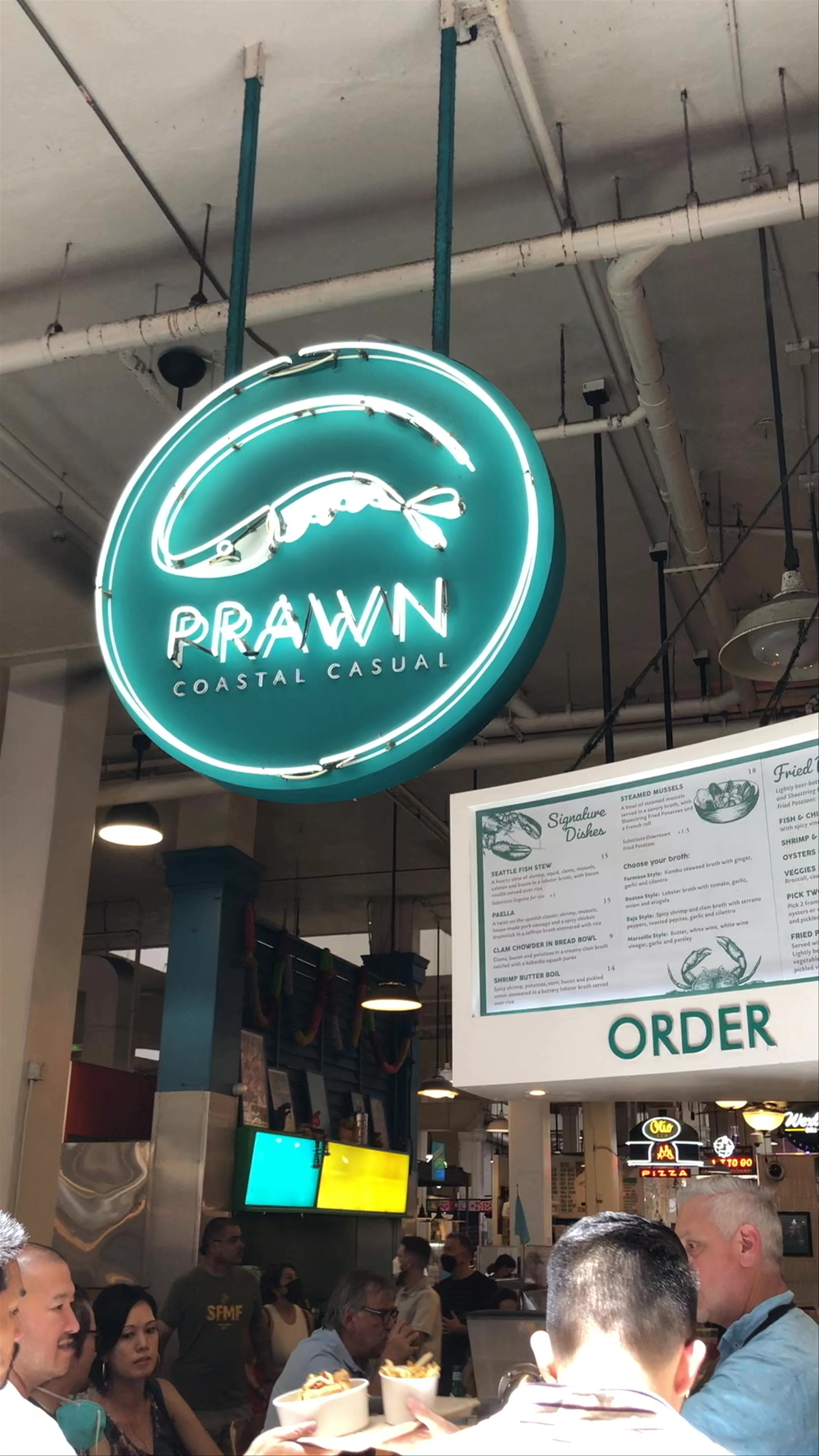 Prawn Coastal Casual, Grand Central Market