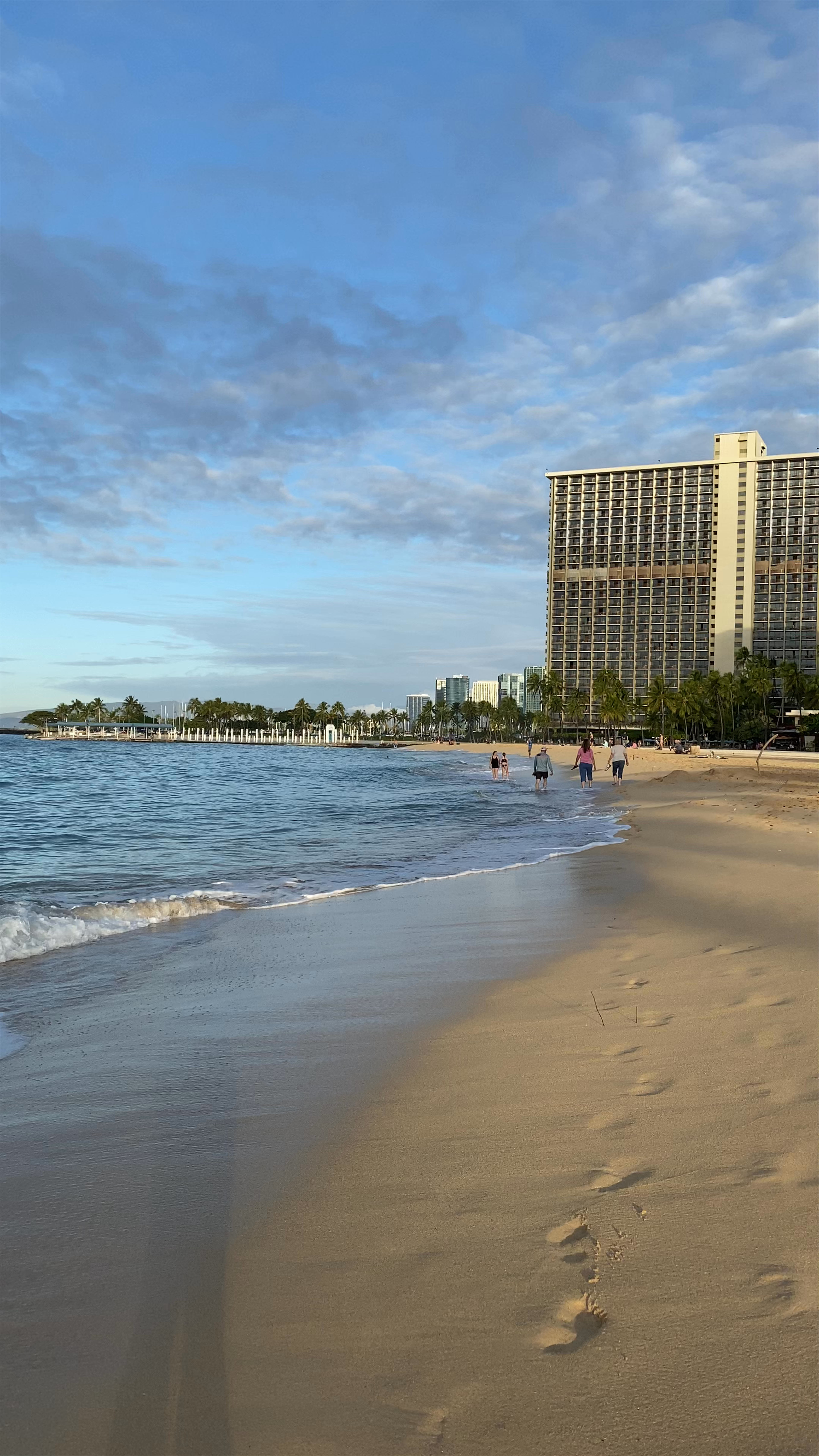 Sunset Serenity at Duke Paoa Kahanamoku Beach Park, Honolulu