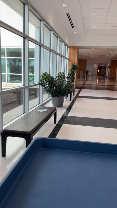 Ascension Seton Hays - Video taken on 02/04/2023 -hallway going towards maternity unit & showing cart used to take items out to car - Hospitals Near Me - Austin, Texas