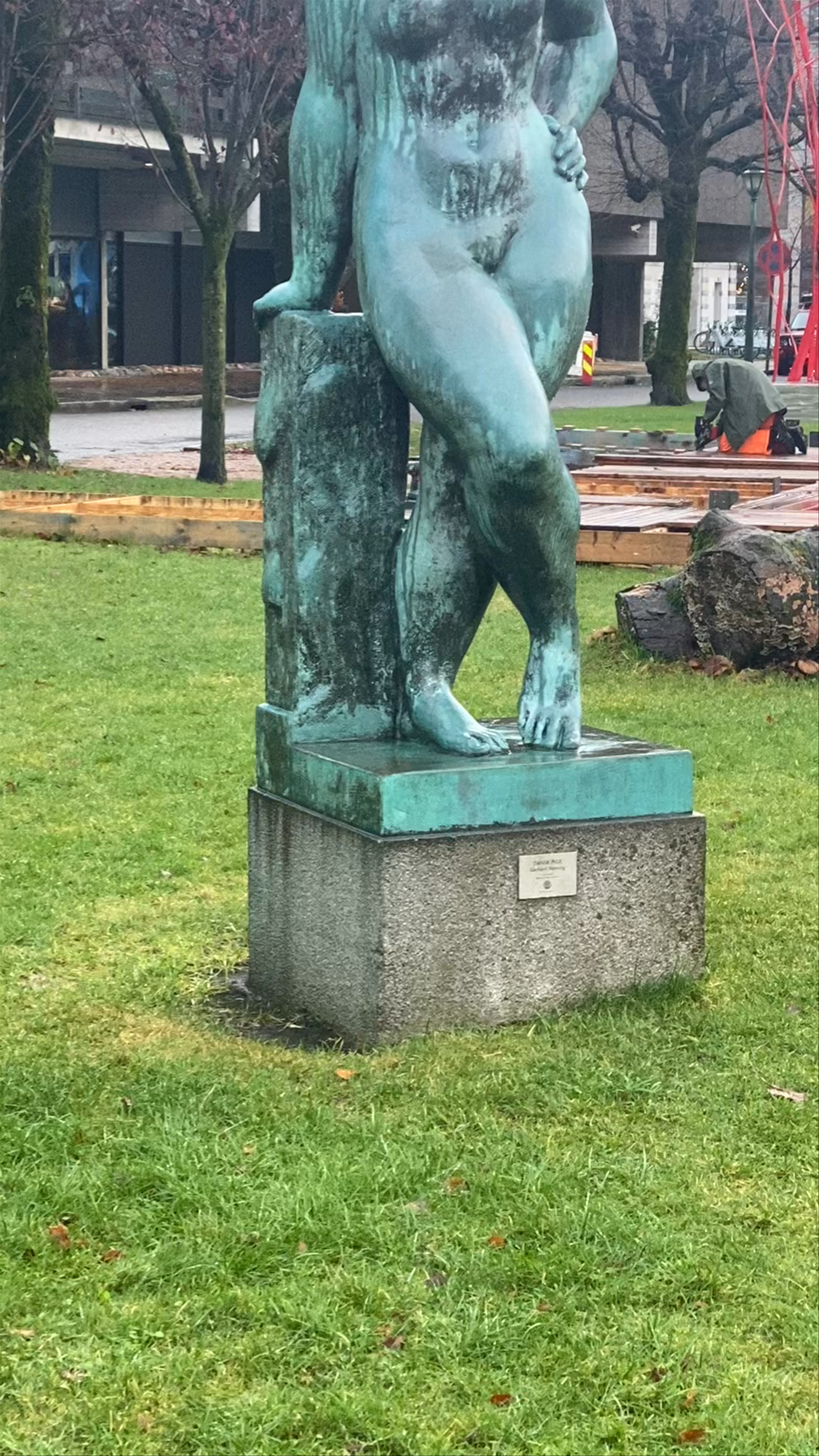 Sculpture at Galgebakken Park - Bergen, Norway