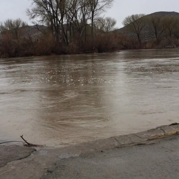 Mexican Ditch Trail - The dam on 2/19/17 - Hiking Near Me