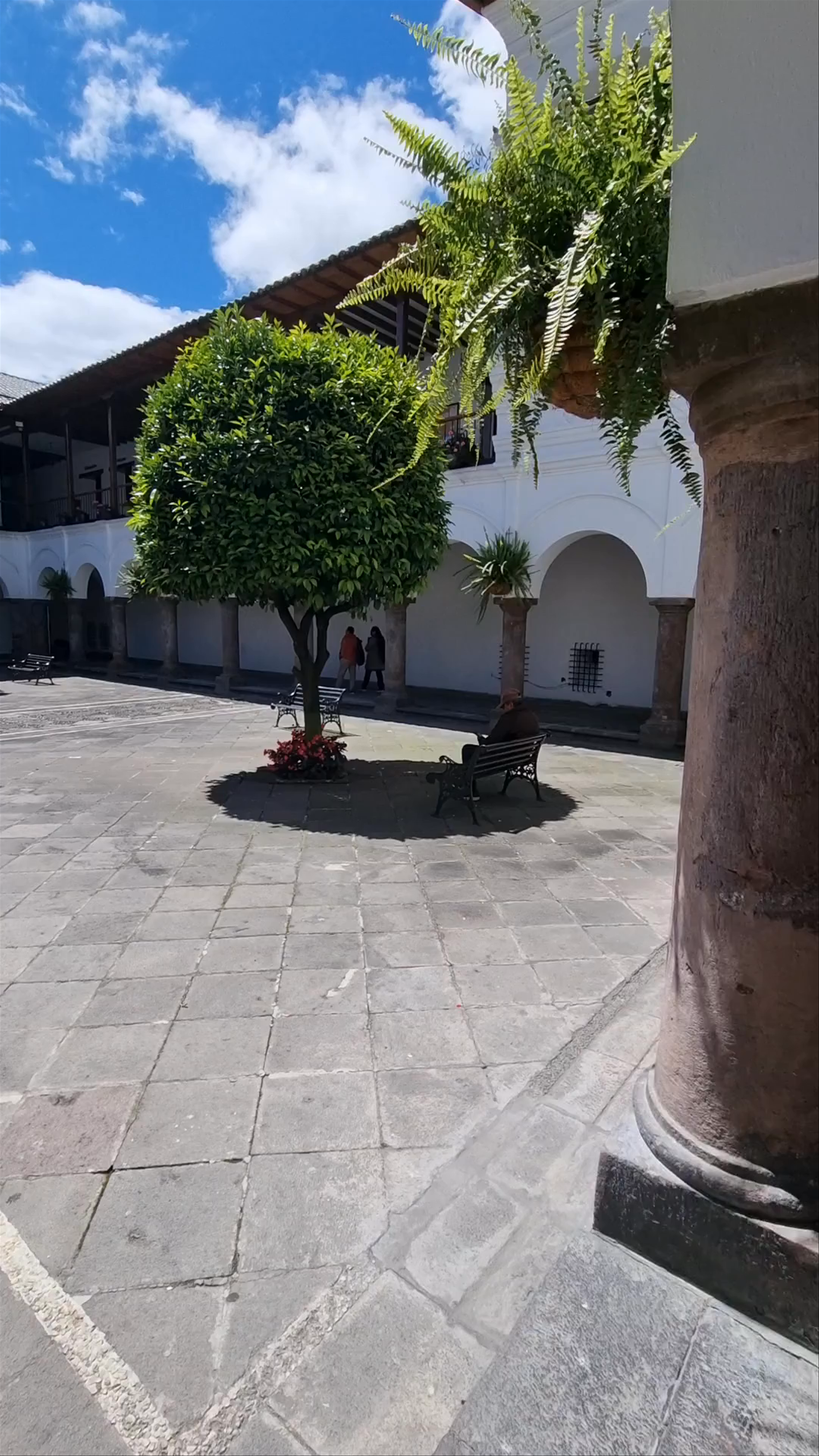 Palacio Arzobispal Courtyard: Historic Calm in Quito, Ecuador