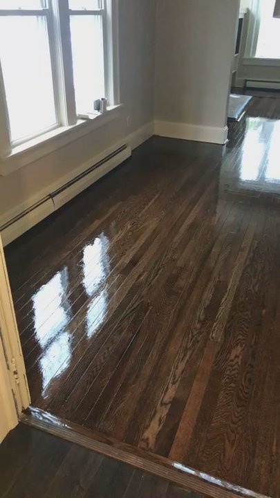 Power Floor Sanding - Finished the floors today. High gloss and looking fresh! - Flooring Near Me - Lindenhurst, New York