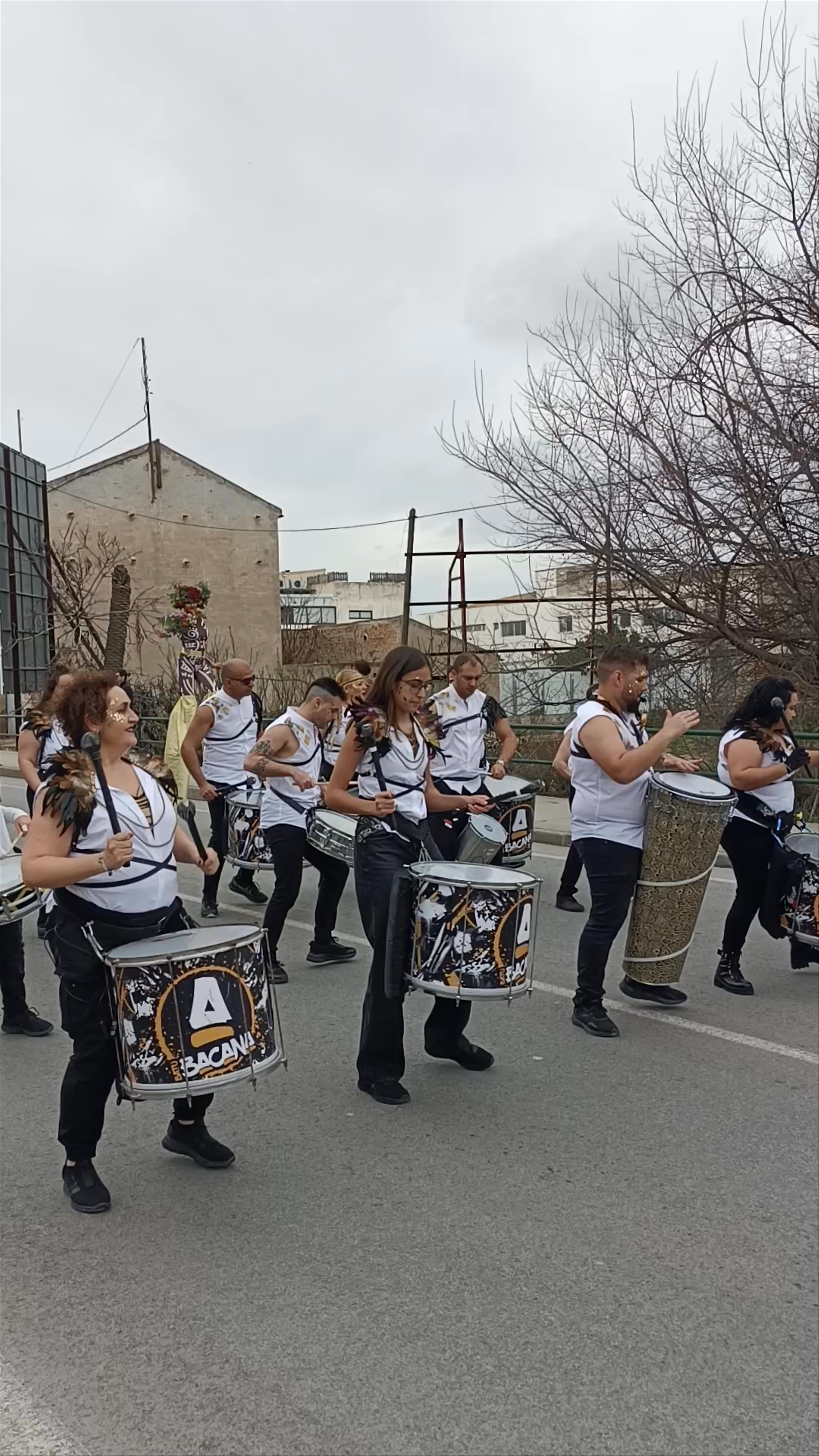 Carnaval Drumming Parade in Los Dolores, Murcia, Spain