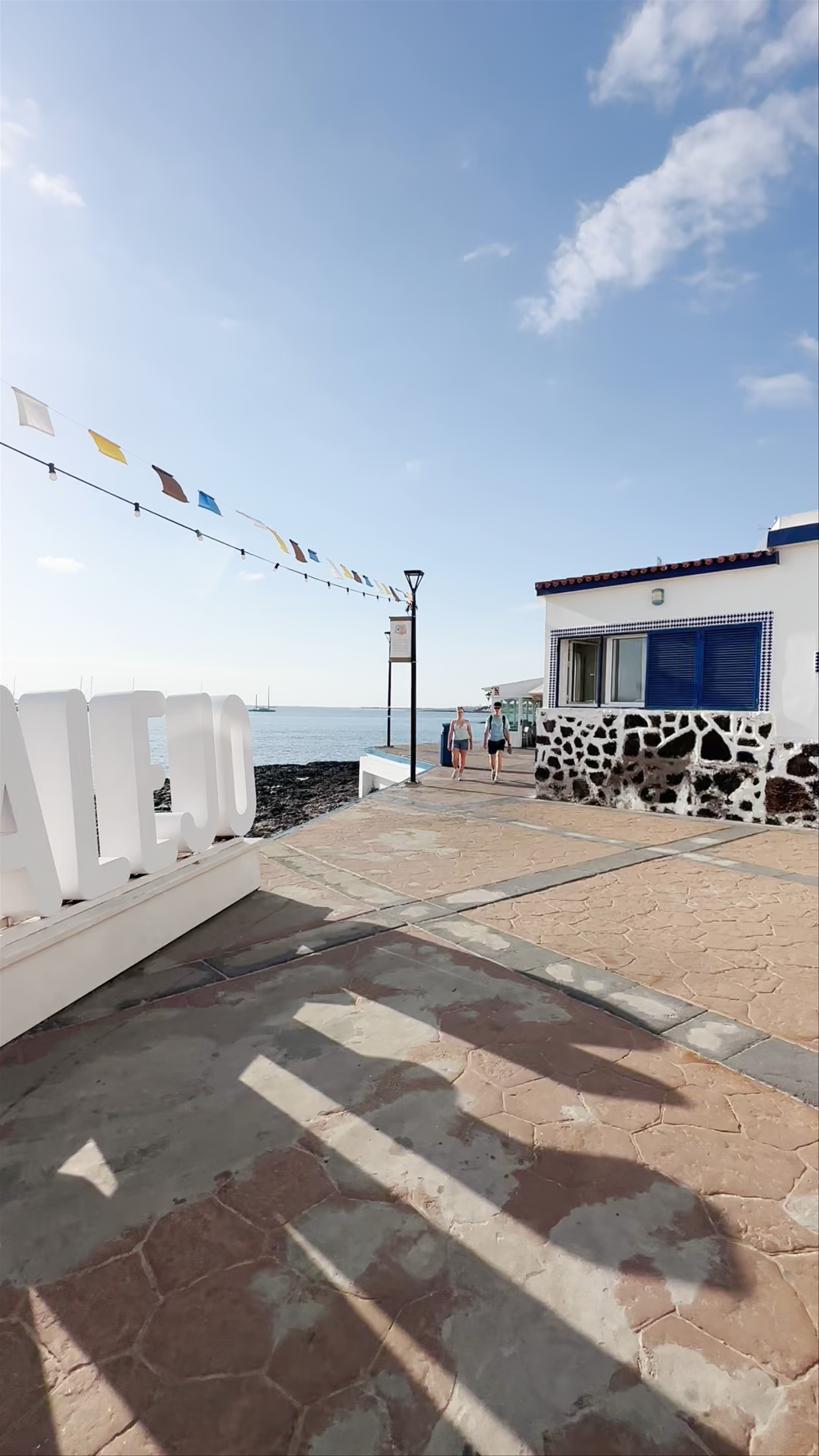 Corralejo Welcome Sign