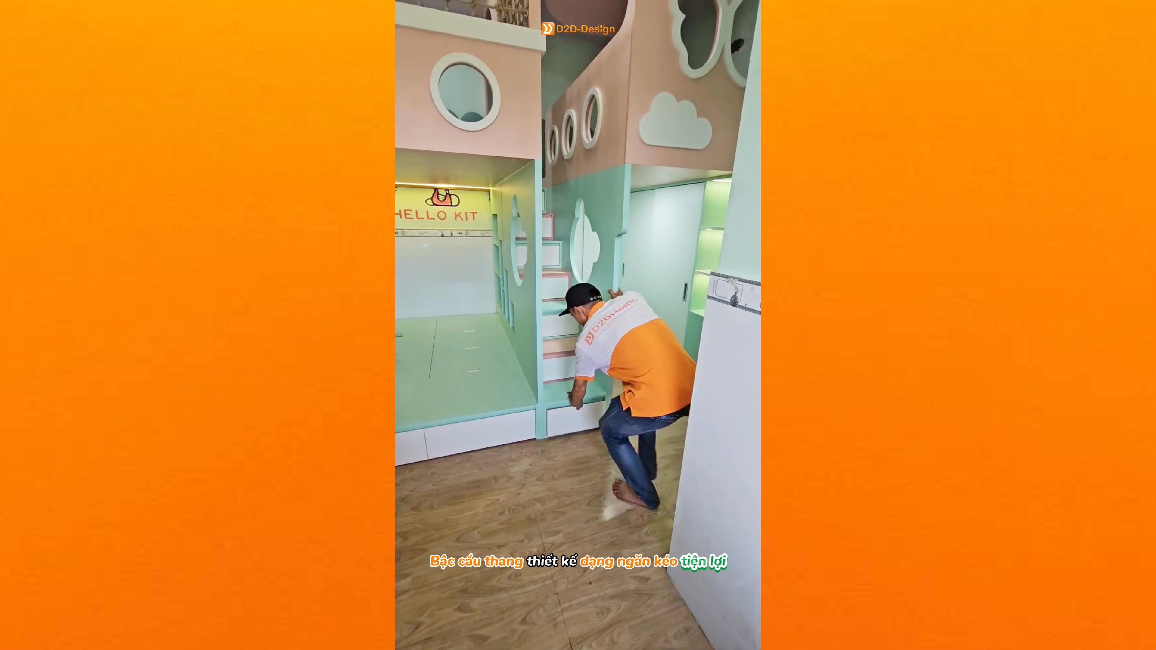 Phòng ngủ cho 3 bé