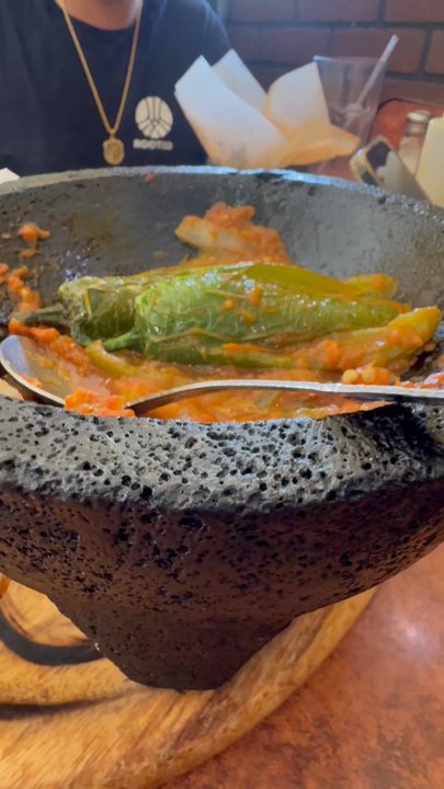 Tierra Caliente - Steaming hot Molcajete Double Order. - Mexican Near Me - Los Angeles, California