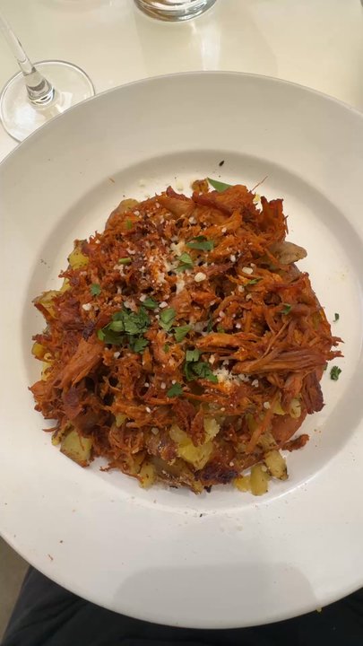 Smothered - Duck tostada - Breakfast & Brunch Near Me - Albuquerque, New Mexico