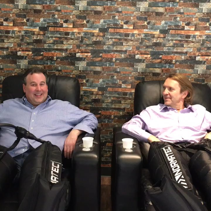 Photo of Arctic Healing Cryo - Houston, TX, US. Friends spending time at the Arctic Healing Cryo , because that is what friends do.
