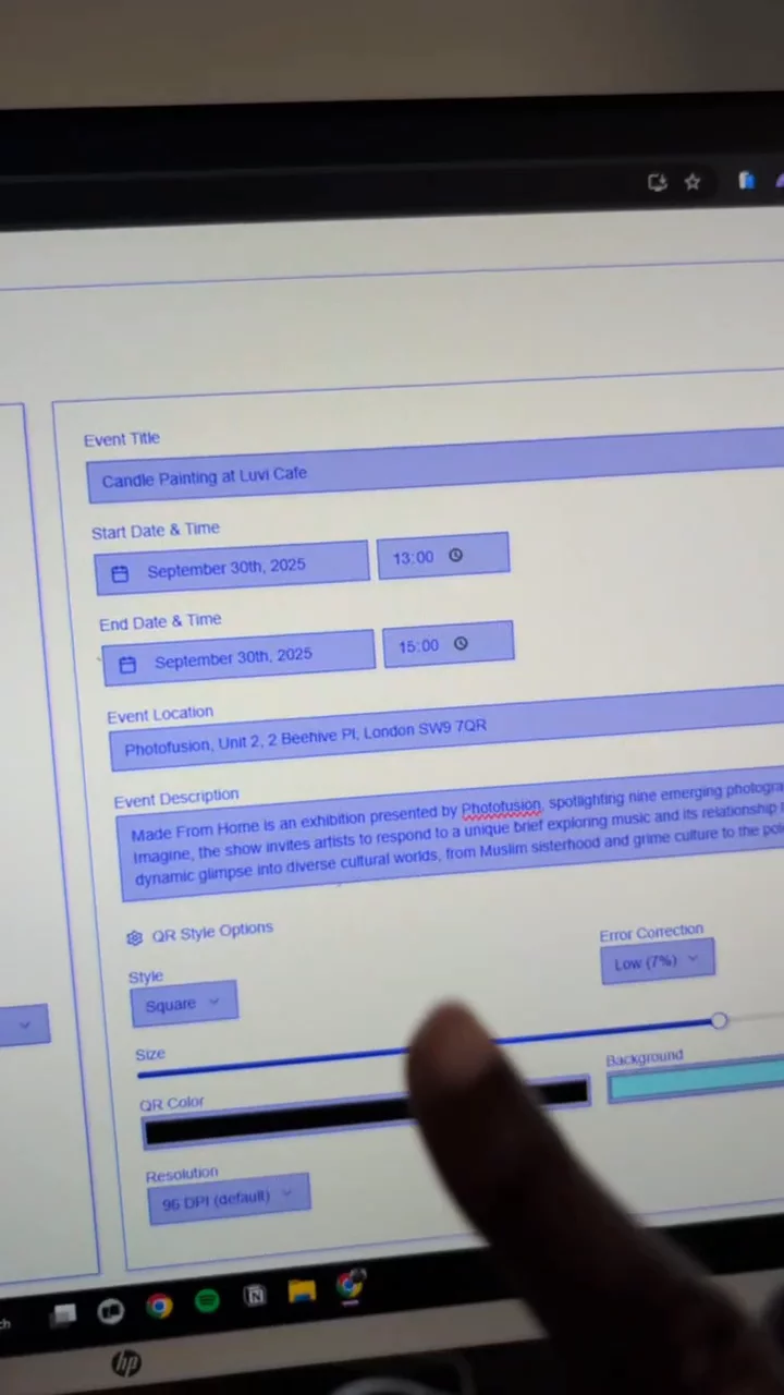 QR Event Maker image 1