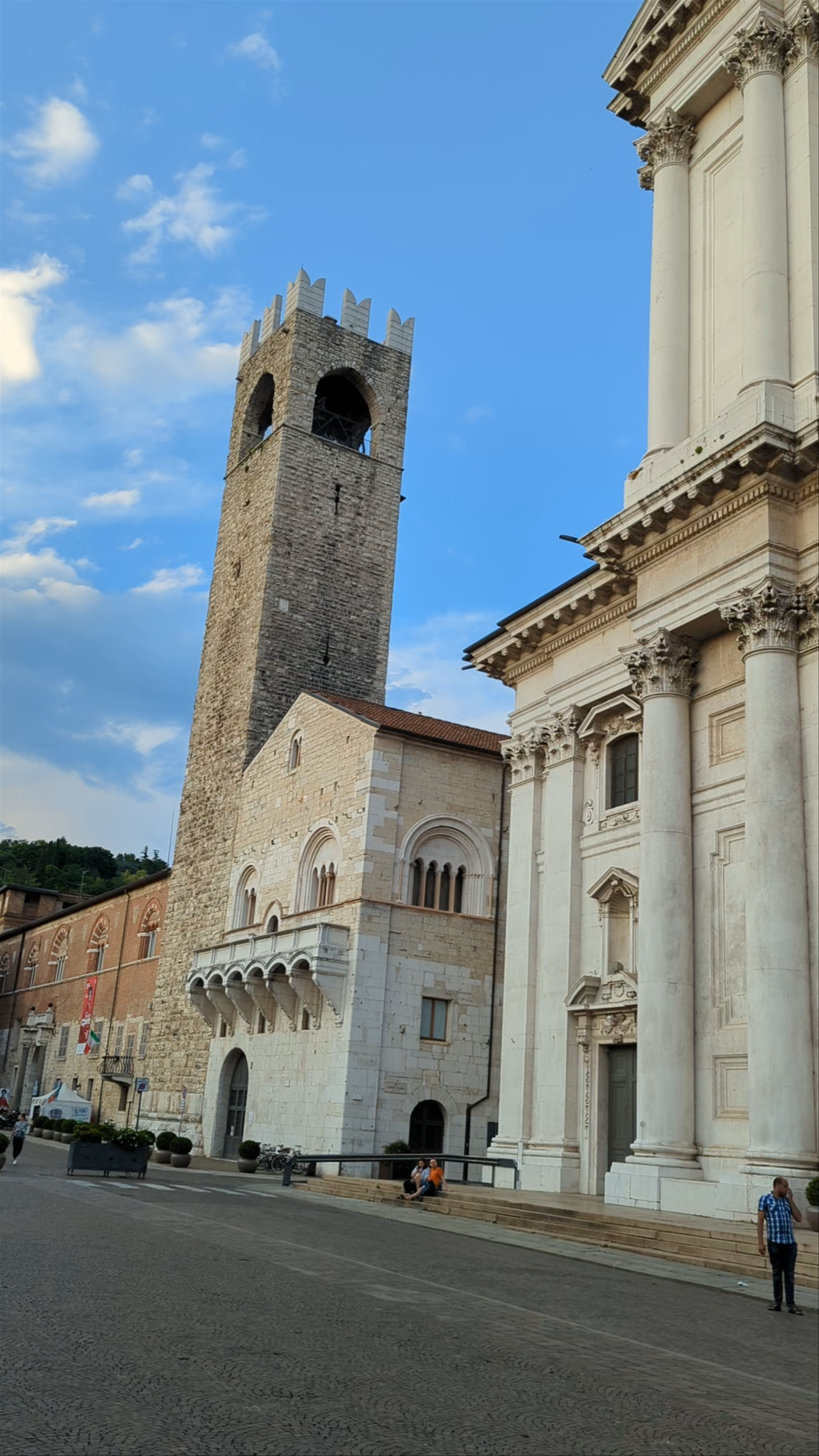 Paul VI Square: Historic Heart of Brescia in Golden Hour