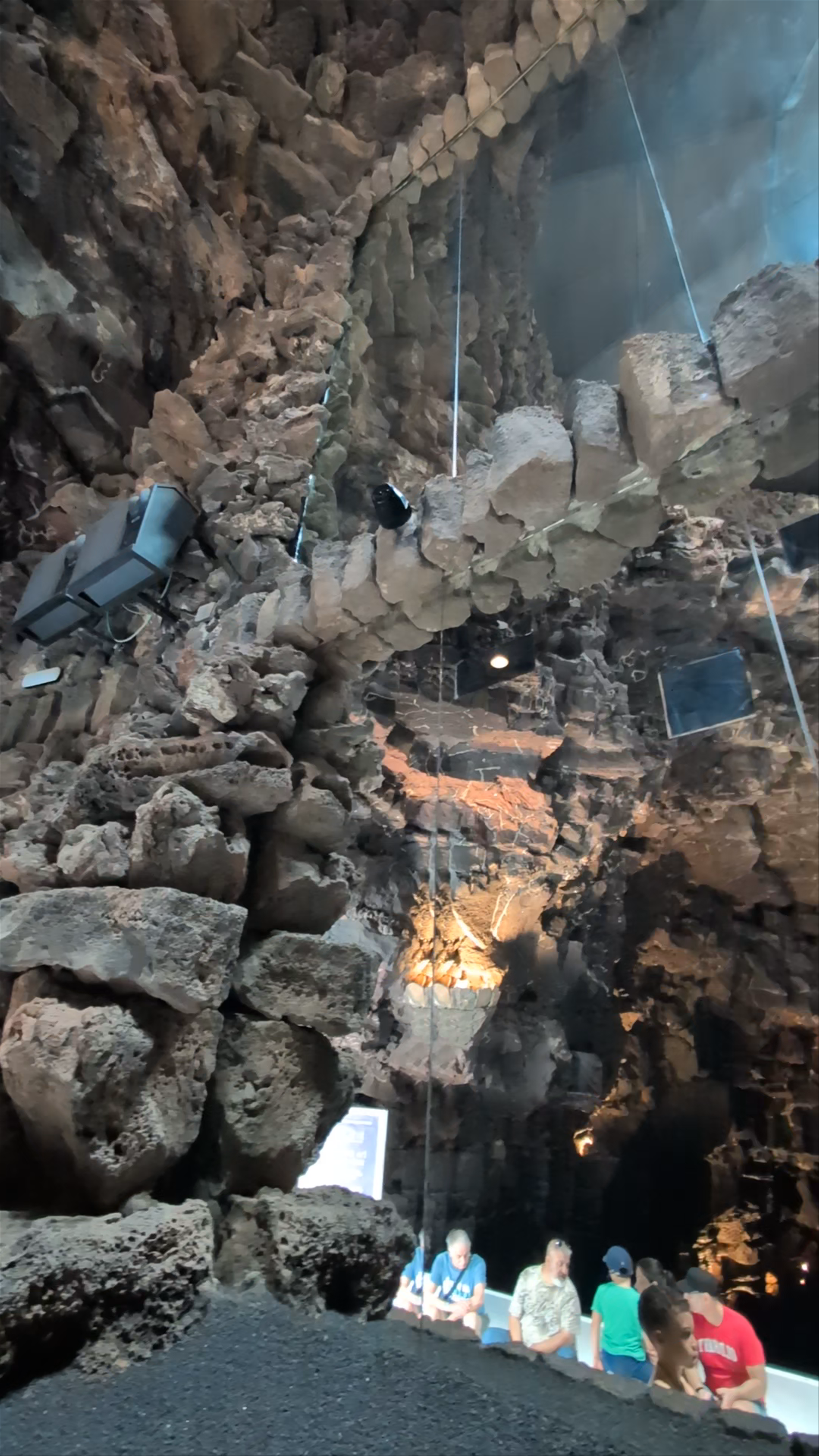 Inside the Mystical Auditorio de los Jameos del Agua in Punta Mujeres, Spain