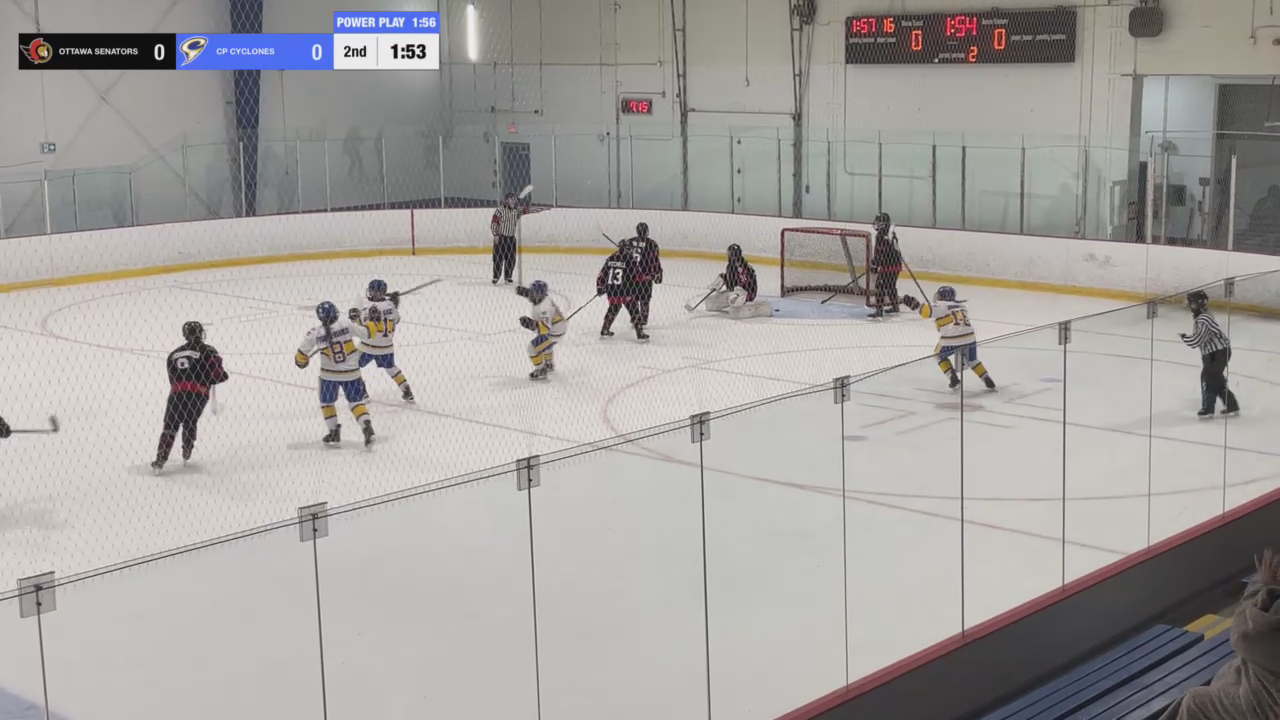 Mackenzie White's Power Play Assist | Carleton Place Cyclones U18 AA