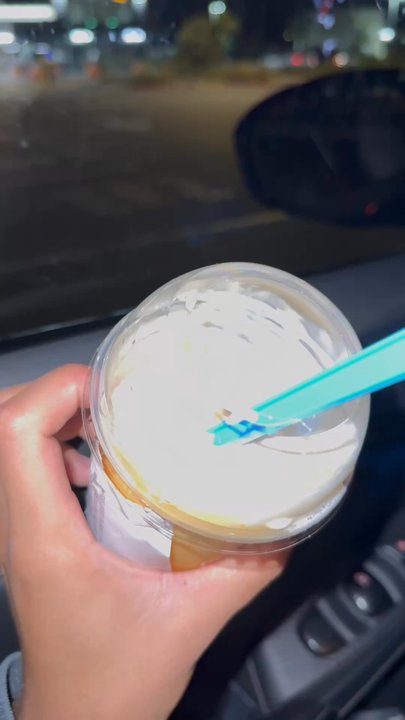 Wendy's - Little better clip of my watery ice cream - Burgers Near Me - Hollister, California
