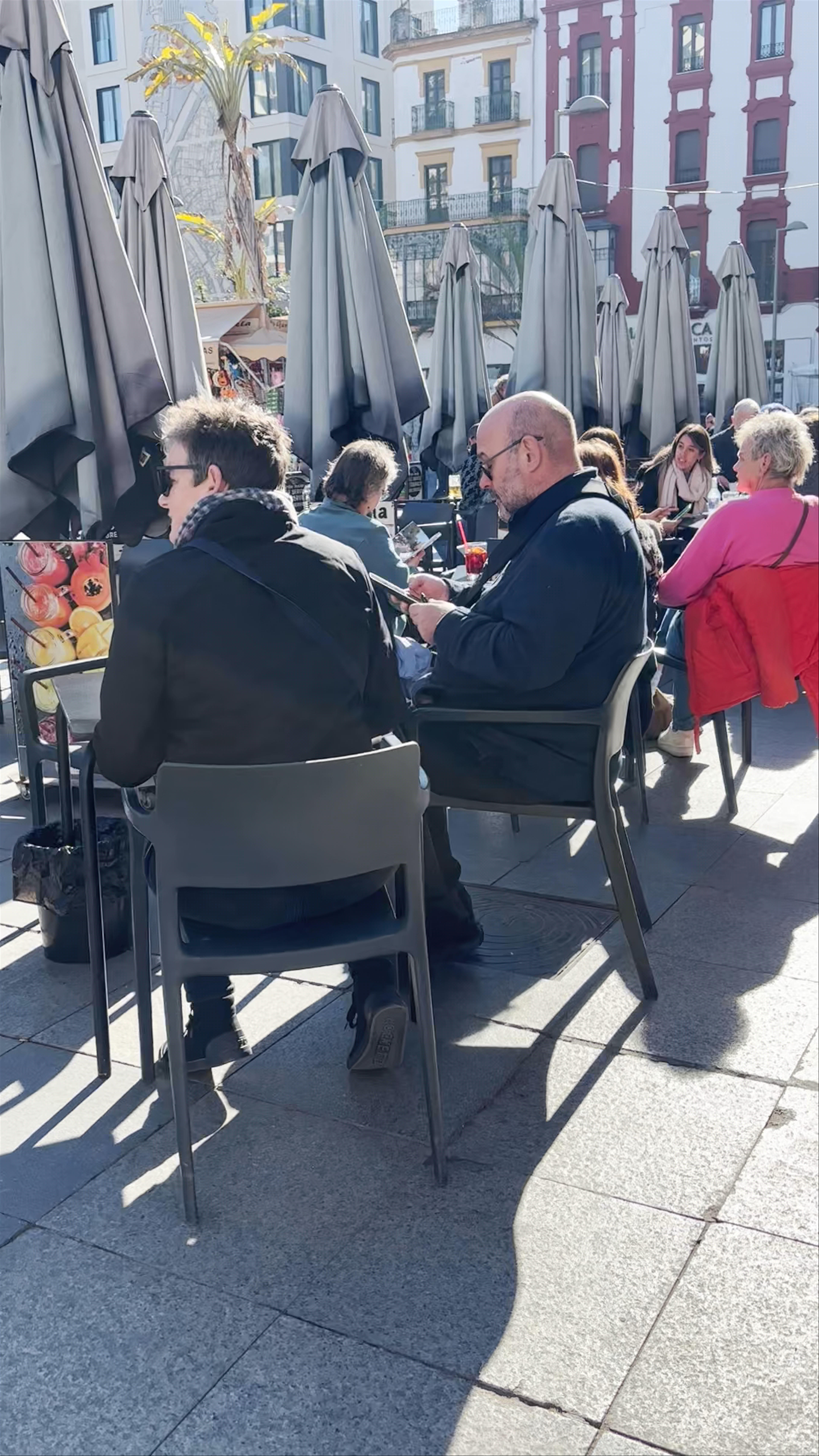 Sunny Afternoon at Café Square, Plaza de la Encarnación, Seville