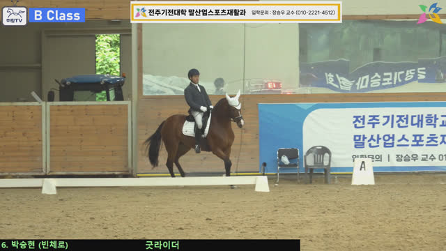 박승현 (빈체로) — 제6회 전북특별자치도지사배 전국승마대회 (마장마술) · 마장마술 B Class
