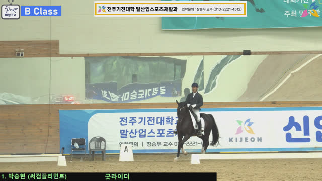 박승현 (써컴플리먼트) — 제6회 전북특별자치도지사배 전국승마대회 (마장마술) · 마장마술 B Class