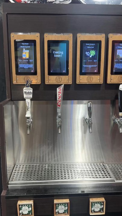 Round Table Pizza - Self-serve beer taps - Pizza Near Me - Murrieta, California