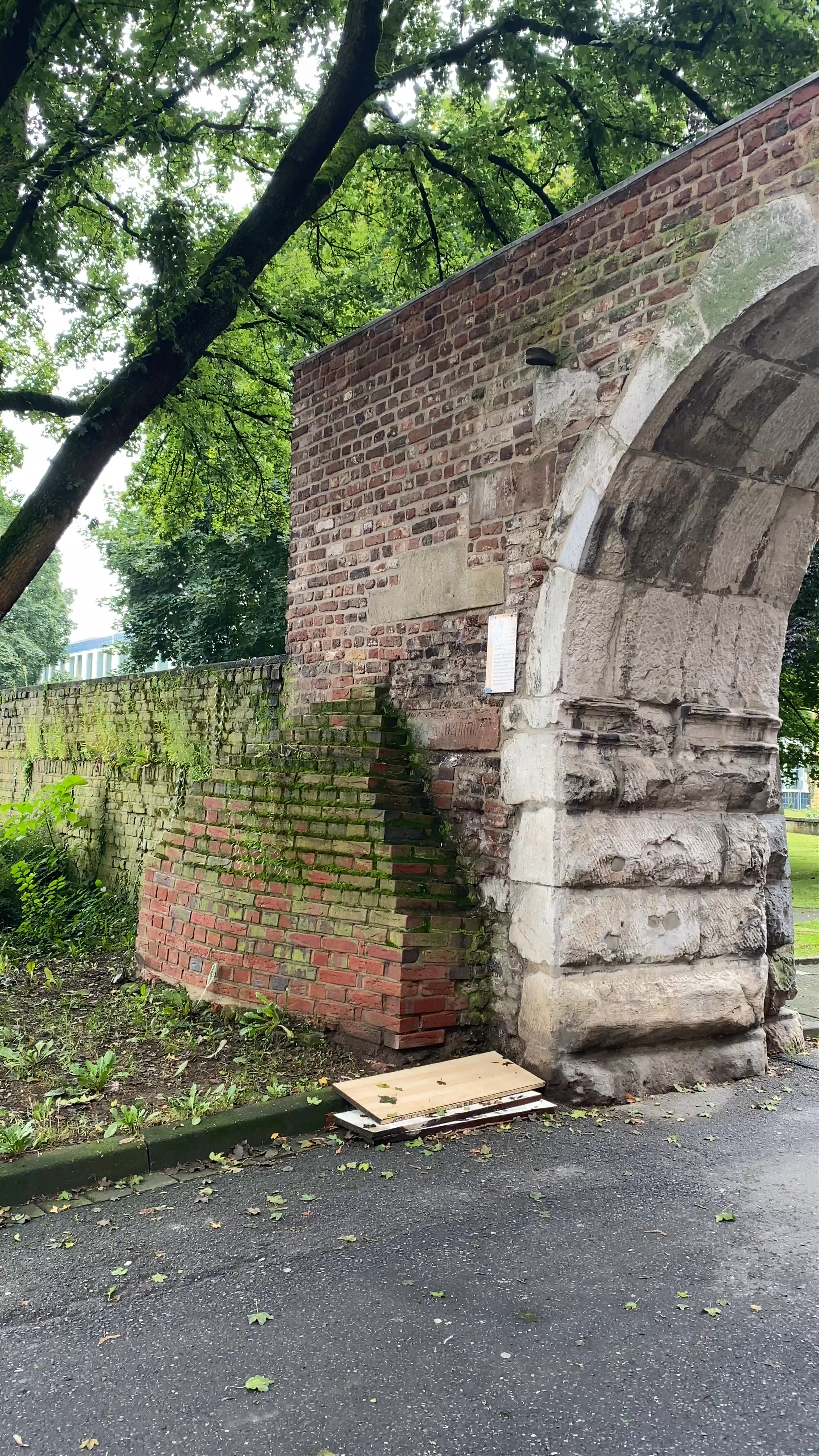 Historic Aachener Tor Gateway in Jülich, Germany