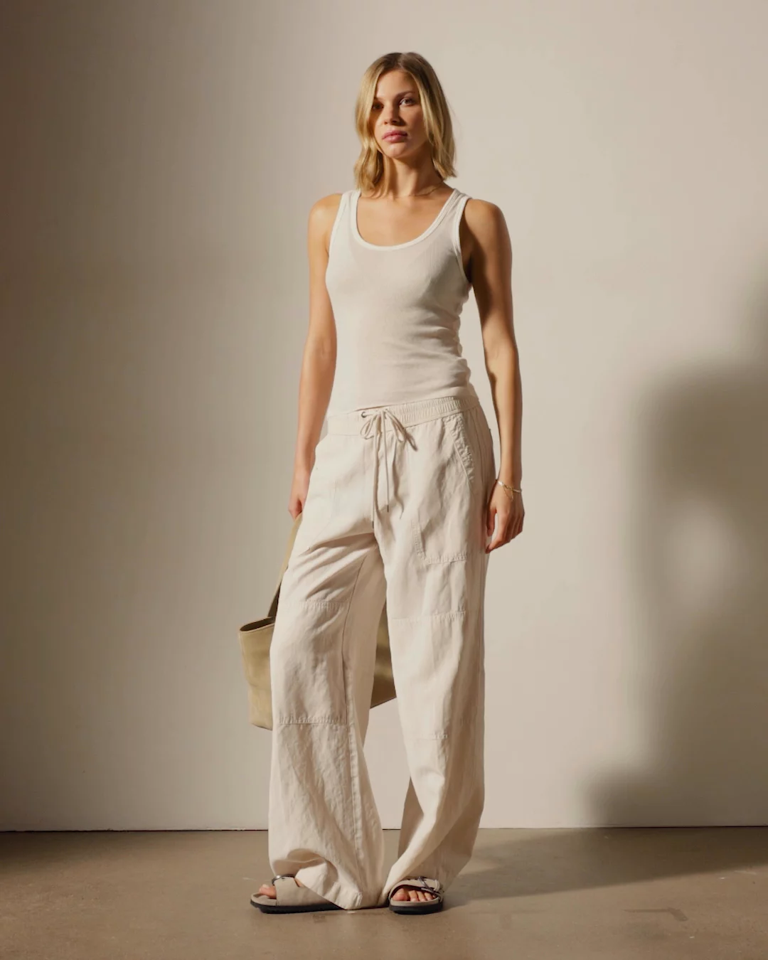 KARRY / American sleeve tank ホワイト 0926. Supima® Muscle Tank - White – ASRV