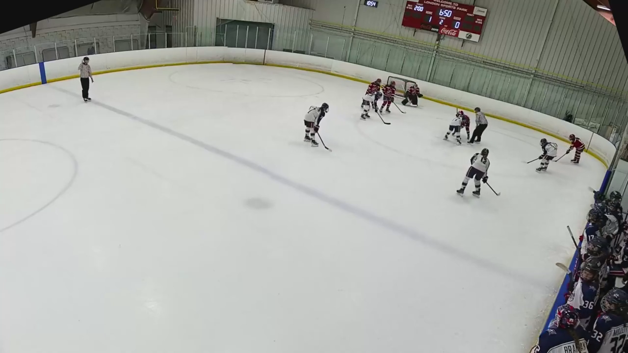 Mae Daus on power play: Ohio Blue Jackets vs. London Devilettes