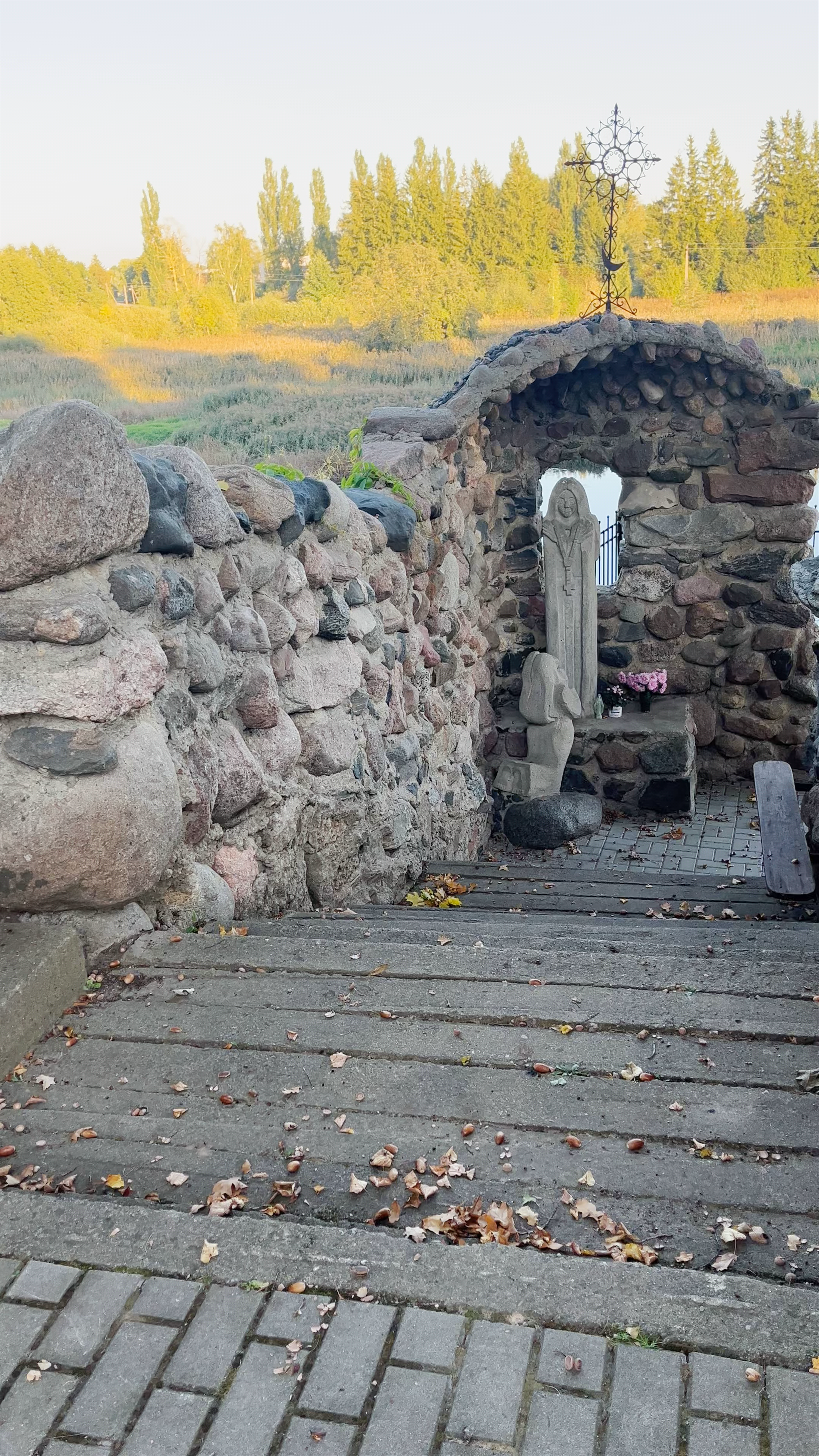 Lurdas Chapel and Overlook in Saločiai, Lithuania