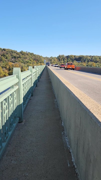 Potomac Wayside Park - Traversing over the bridge to Weverton Cliffs. - Hiking Near Me - Purcellville, Virginia
