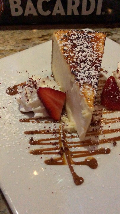 Sangria Cafe - Creme Brûlée Cheesecake - Latin American Near Me - Bronx, New York