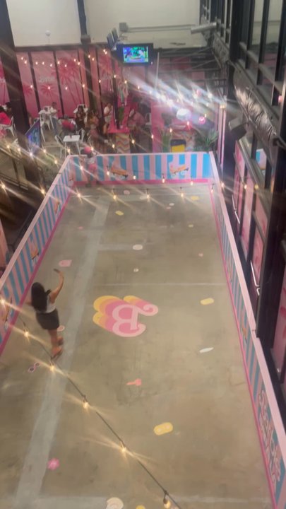 Malibu Barbie Cafe - The 2nd Floor/ Skating rink - Themed Cafes Near Me - Houston, Texas