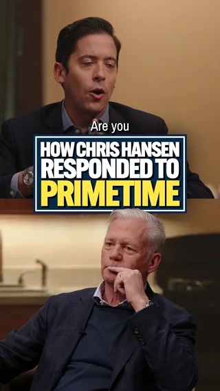 Chris Hansen's GENIUS response to the Primetime movie