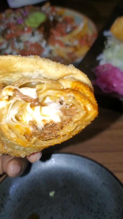 ZONA Cantina + Cocina - Inside the Birria eggroll - Mexican Near Me - Gilbert, Arizona