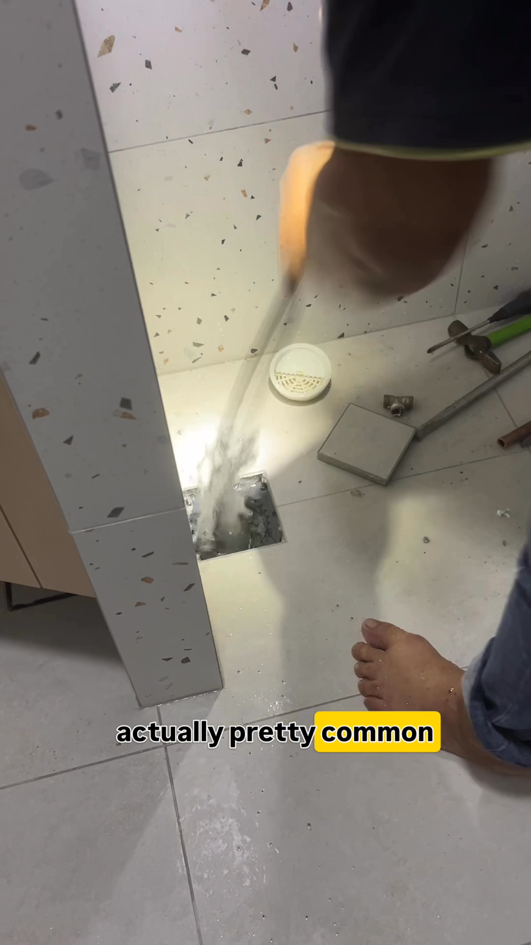 Cement-and-Drain-Flies-in-Our-Pipe!