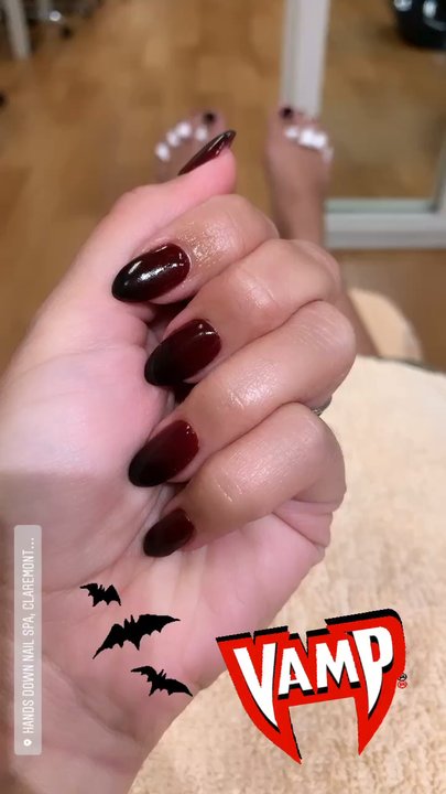 Hands Down - Ready for Halloween!! Vampire ombré. Thank you Thy! - Nail Salons Near Me - Claremont, California