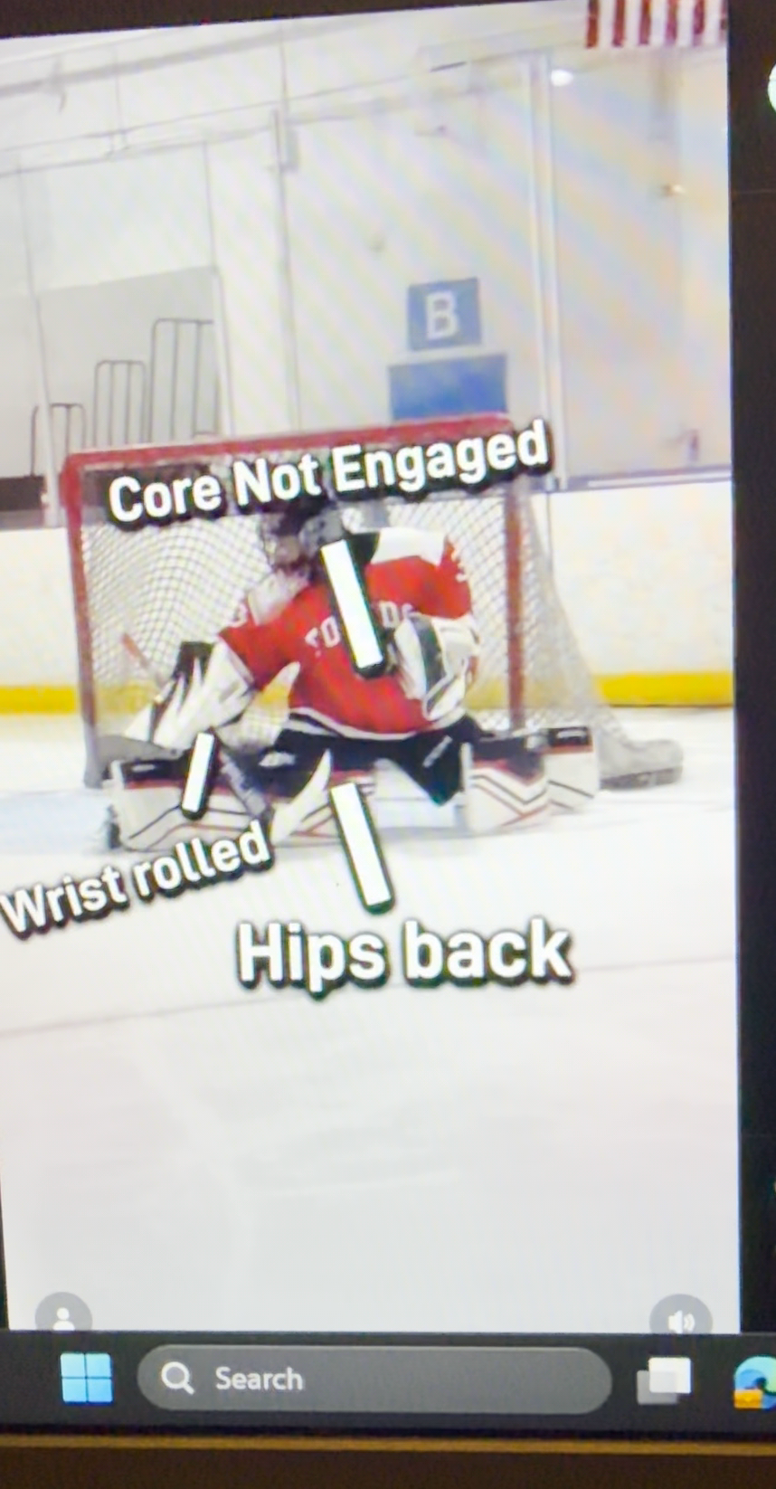 Putting the work in with Coach Austin