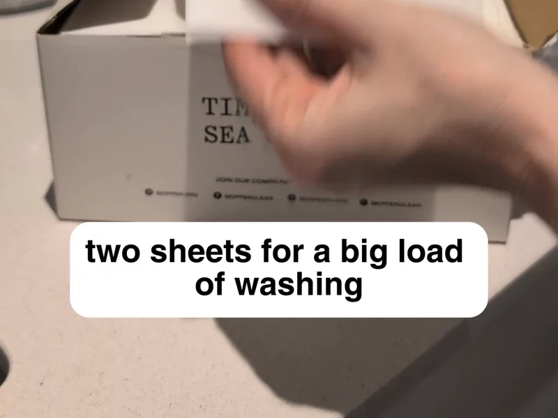 Zero Waste Laundry Sheets UGC