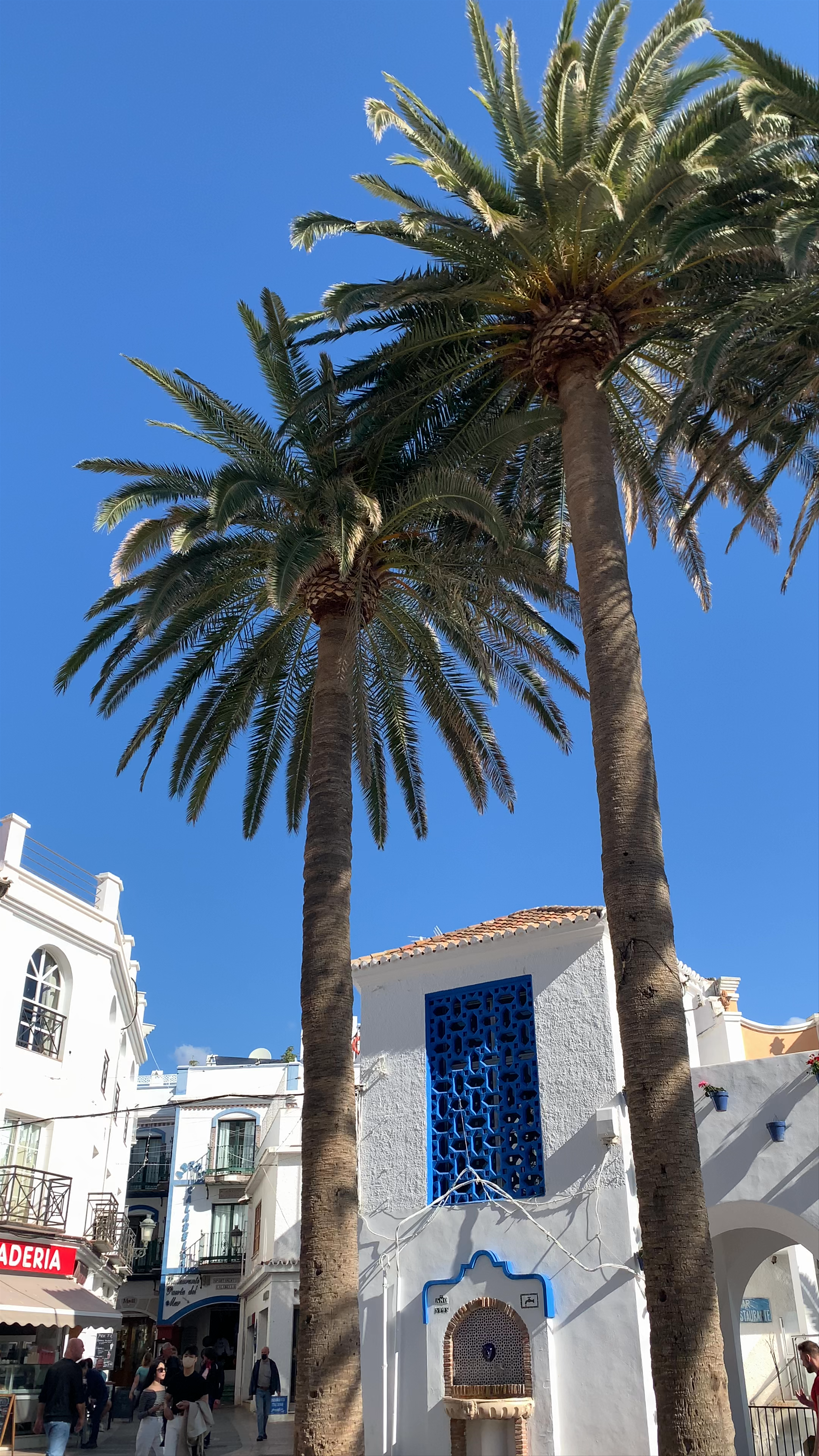 Strolling Plaza Balcón de Europa in Nerja - Sunlit Coastal Charm