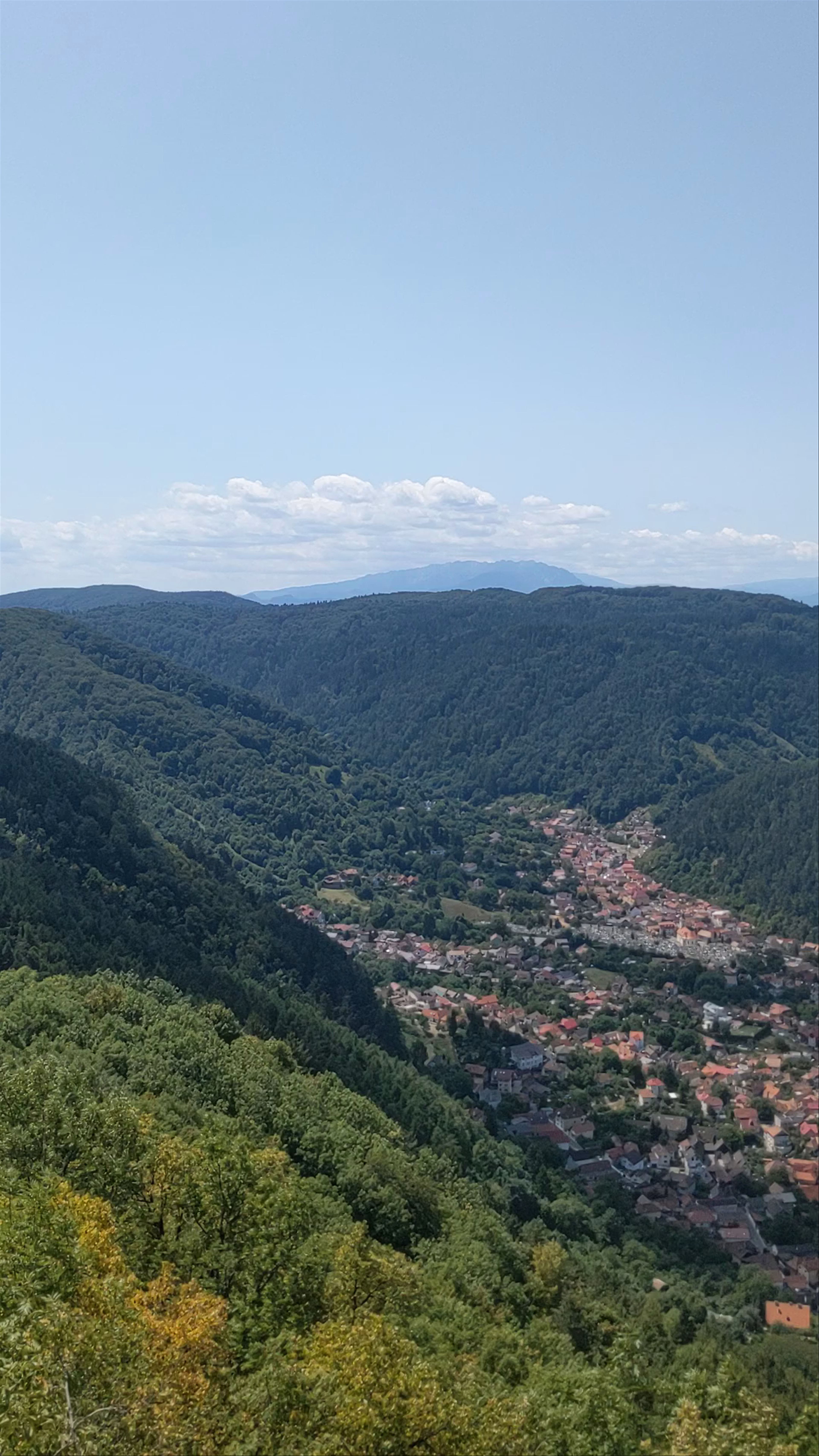 Panoramic Views of Brașov from Tâmpa Mountain