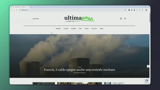 Video esperienza di navigazione Ultimabozza.it