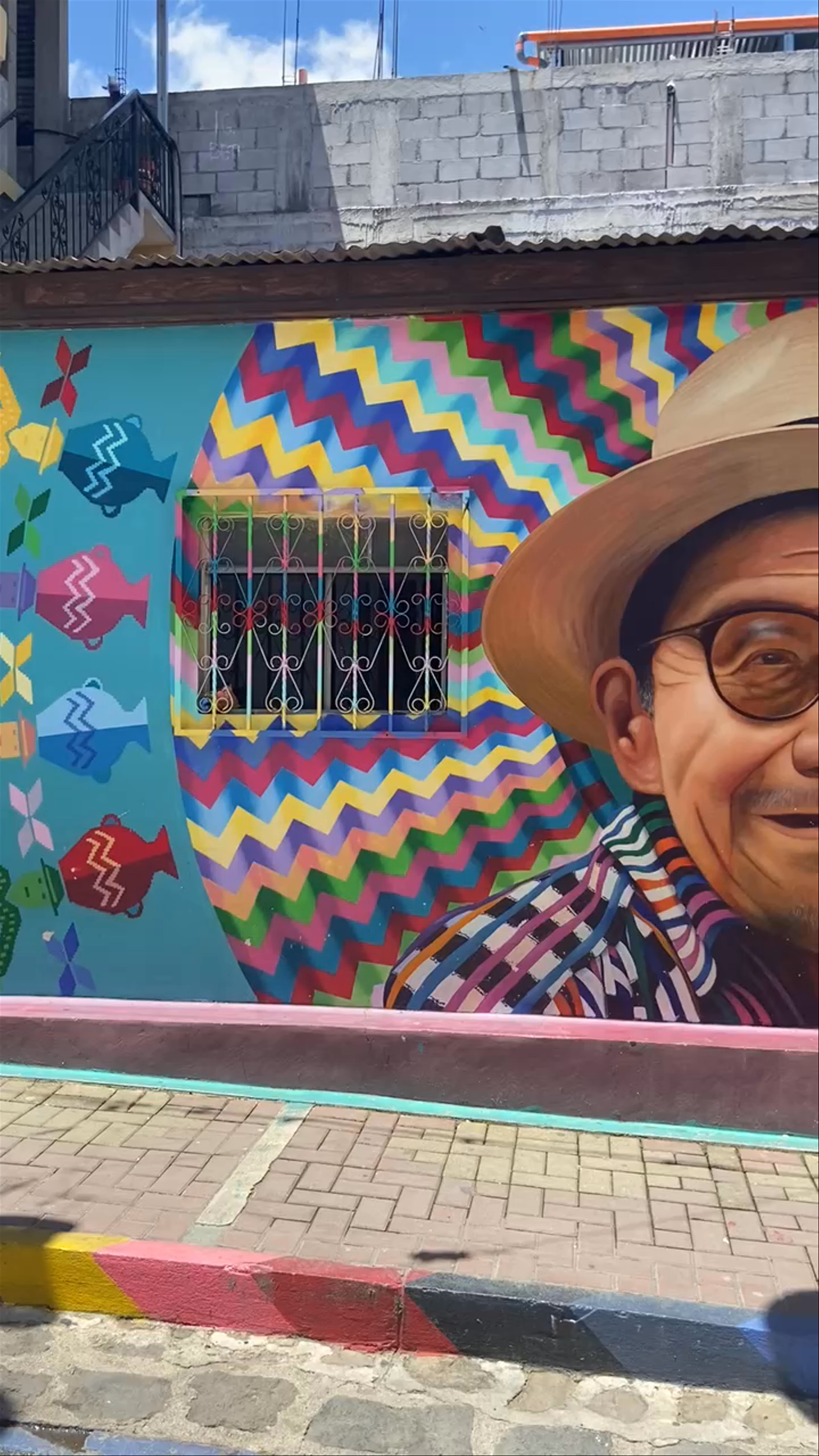 Vibrant Street Art in San Juan La Laguna, Guatemala